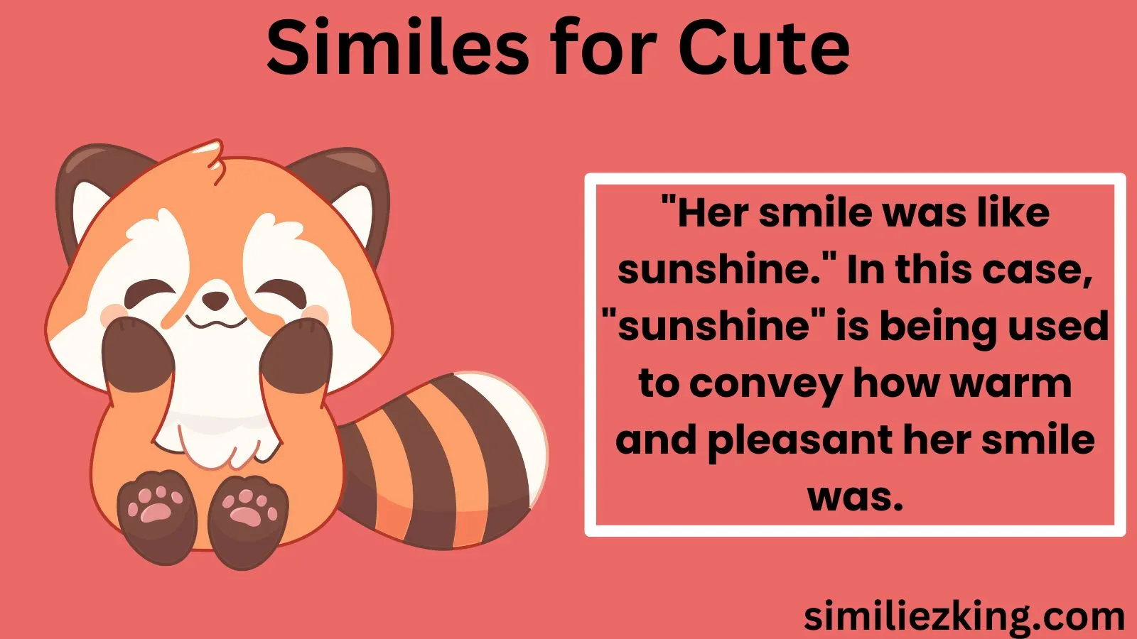 Read more about the article Similes for Cute