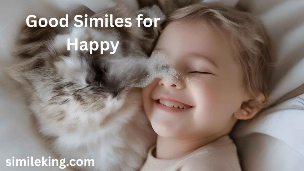 15 Good Similes for Happy: Examples of Similes in Poems for Kids and Casual Alternatives