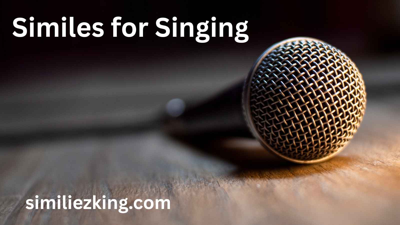 Read more about the article 25+ Similes for Singing