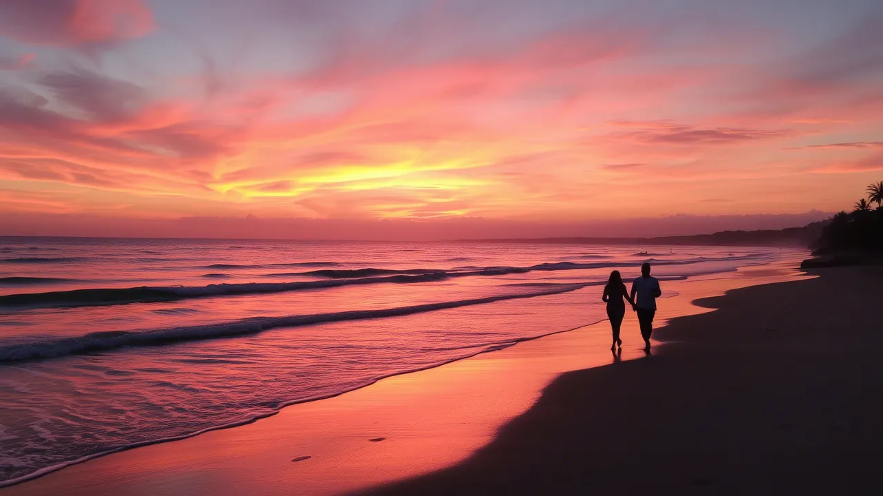 Read more about the article 25 Similes for Sunset: A Poetic Exploration of Nature’s Evening Beauty