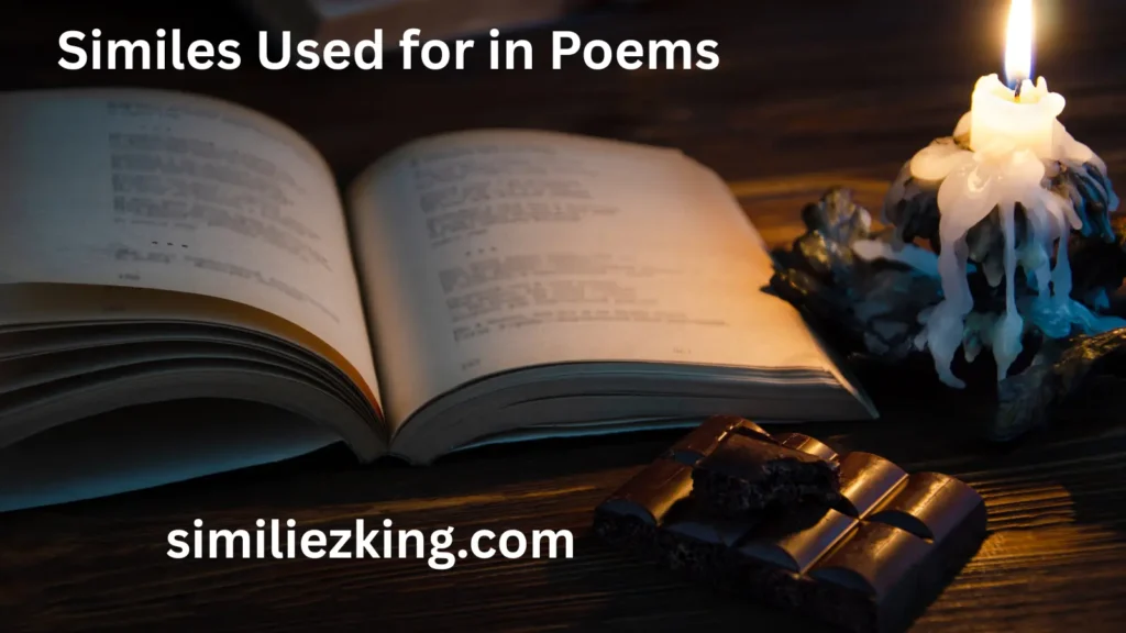 Similes Used for in Poems