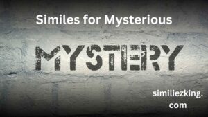 Read more about the article 20+ Similes for Mysterious