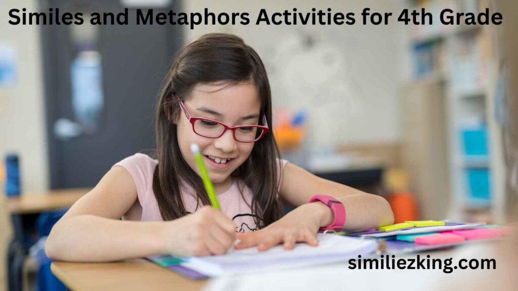 Similes and Metaphors Activities for 4th Grade