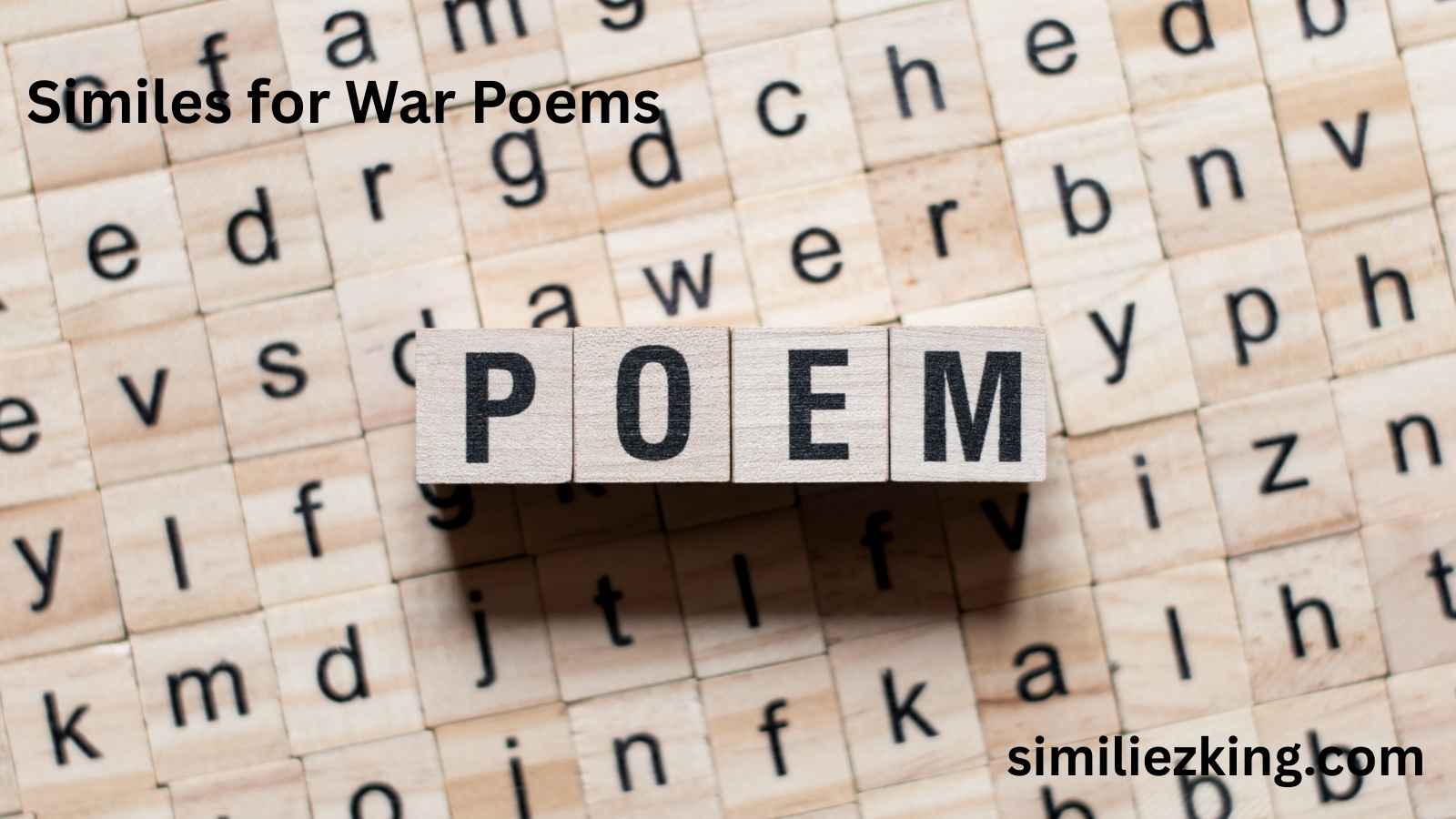 You are currently viewing 10+ Similes for War Poems
